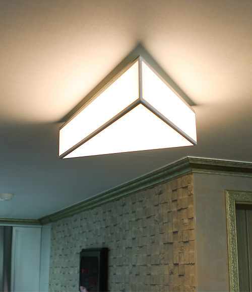 LED 트라이앵글 방등 25W스트레치 씰링 시스템